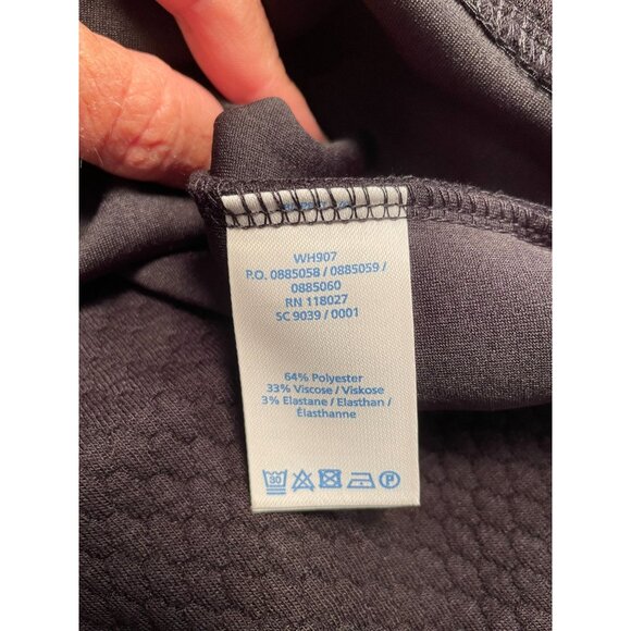 Boden Texture Mid Length Black Dress Pockets 3/4 Sleeves Y2K Classic Corpcore 2P - Picture 12 of 12